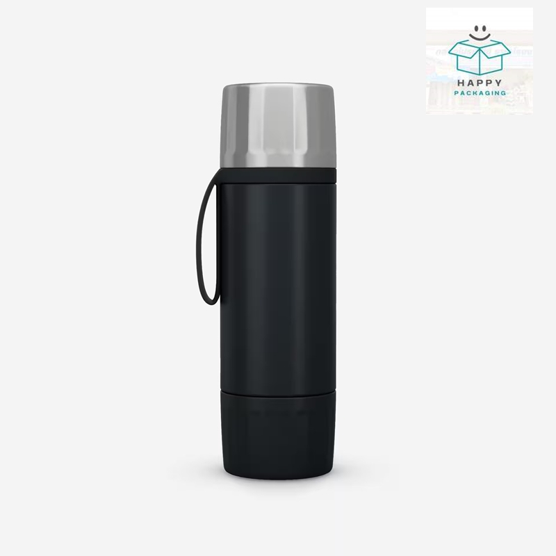 Decathlon ดีแคทลอน ขวดเก็บอุณหภูมิสเตนเลสสตีลสำหรับเดินป่าพร้อมฝาแบบเปิดเร็วรุ่น MH900 (ความจุ 0.7 ล