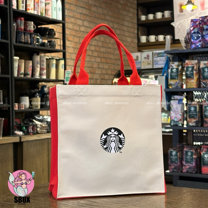 กระเป๋าผ้า Starbucks® Holiday Carnival Gift Bag