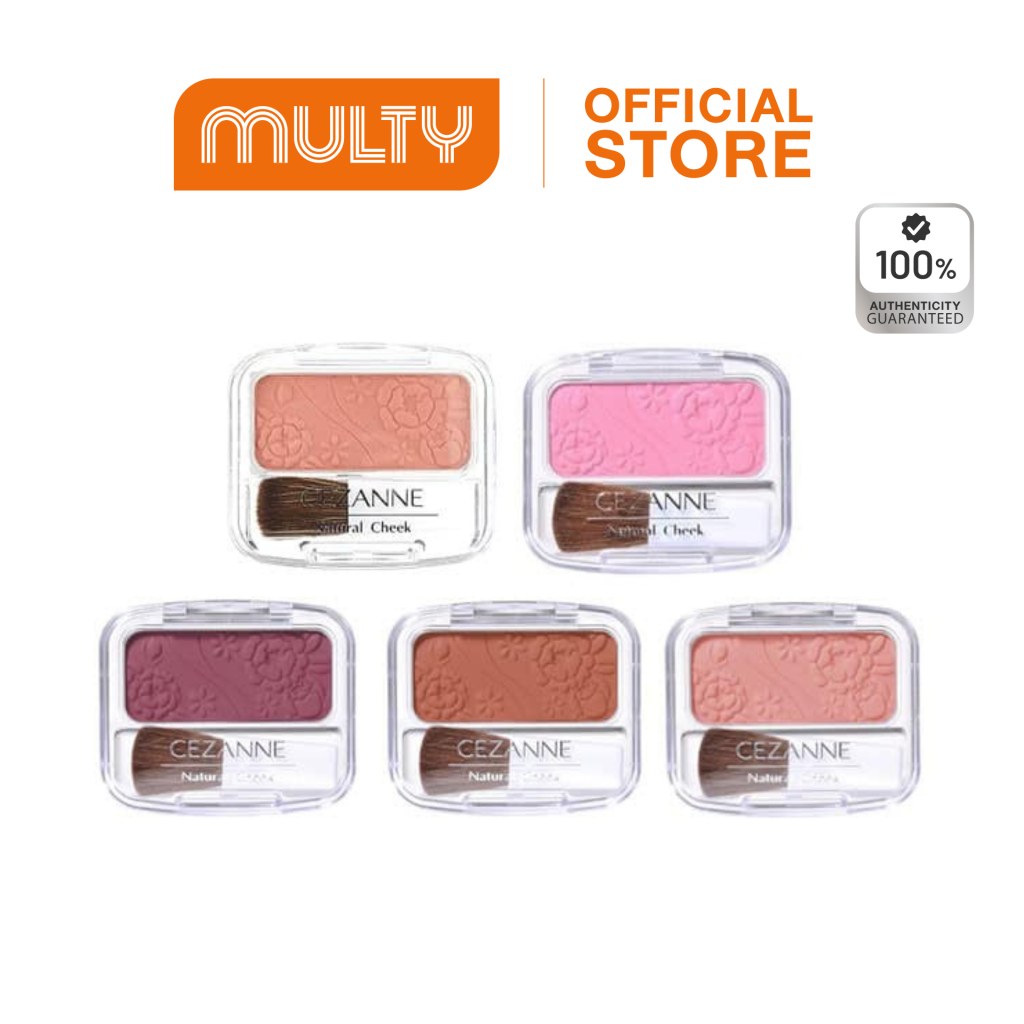 Cezanne Natural Cheek N *18 ปัดแก้มชนิดฝุ่น