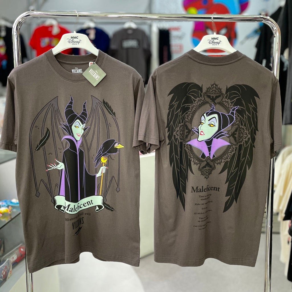 Power 7 تيشيرت Villains ‏Disney — رمادي — صورة 6