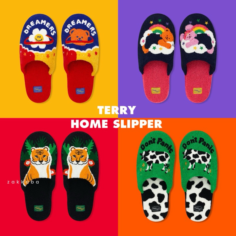 ลดเพิ่ม ทักแชท / Wiggle Terry Home Slipper 27cm. / รองเท้าใส่ในบ้าน