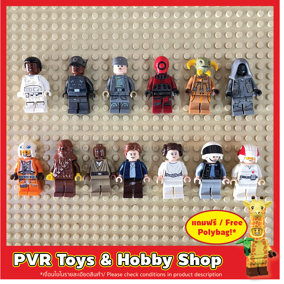 USED มือสอง LEGO® Minifigures Star Wars cmf Set6 เลโก้ มินิฟิกเกอร์ สตาร์วอร์ ของแท้ 2nd-hand