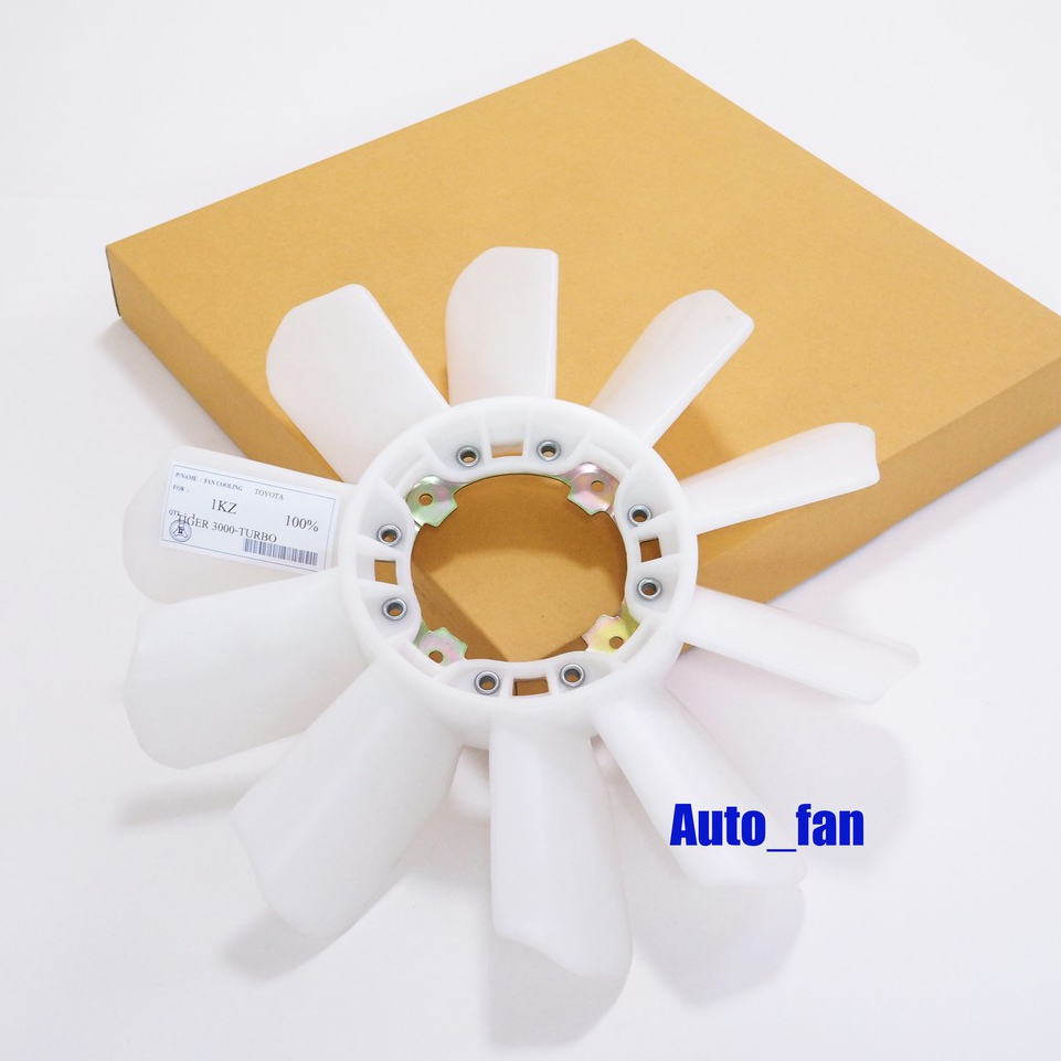 ใบพัดลมหม้อน้ำโตโยต้า ไทเกอร์ 3000 เทอร์โบ TOYOTA TIGER 3000-TURBO, 1KZ, SPORT RIDER 3.0 รหัส 16361-