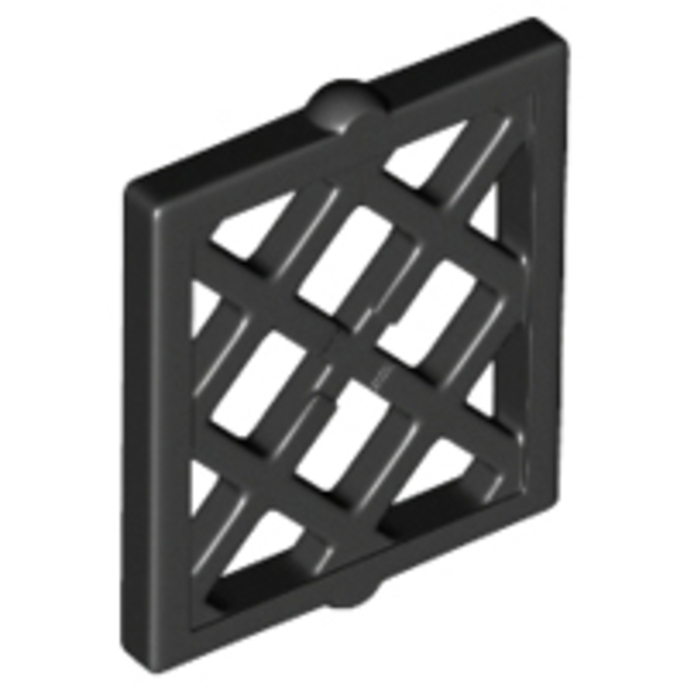 LEGO PART No: 38320 (ชิ้นส่วนเลโก้) Pane for Window 1 x 2 x 2 Lattice Diamond