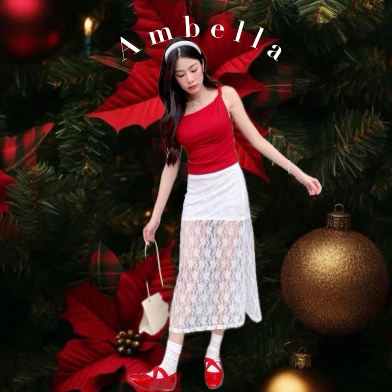 Ambella • เสื้อปาดไหล่สุดชิค แบบเบี่ยง สวยเซ็กซี่ แมทซ์กับกระโปรงลูกไม้ สวยมาก ราคา ถูกที่สุด ดีลบีเคเค แกลเลอรีภาพที่ 7