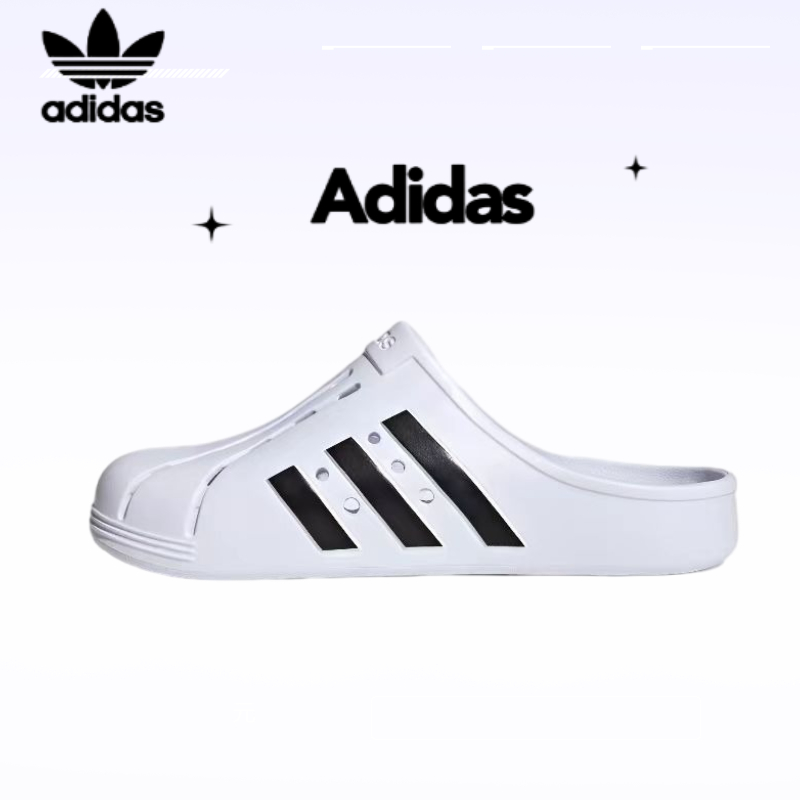 adidas ว่ายน้ำ รองเท้าคล็อก Adilette Unisex สีขาว FY8970
