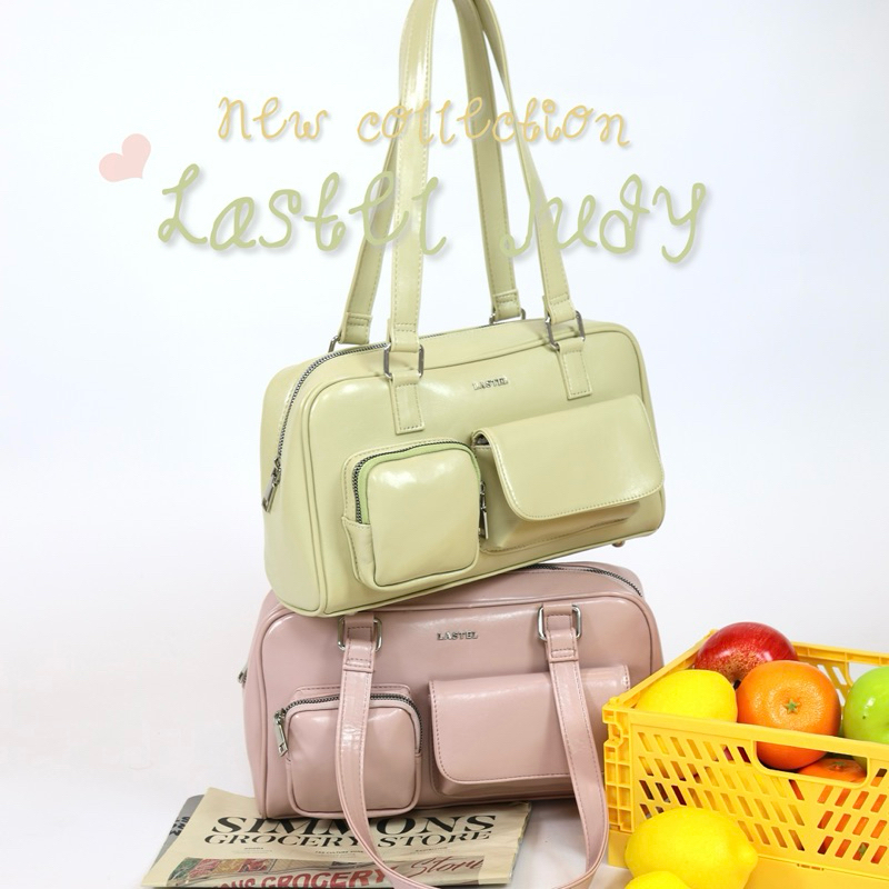 พร้อมส่ง(6สี) LASTEL กระเป๋าสะพายรุ่นJudy สั่งผลิตเกรดคุณภาพ