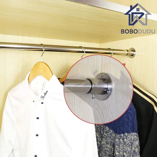 ตัวรับราว แป้นรับราว แป้นยึดราวตากผ้า แป้นยึดราว กลม 25 มม สำหรับตู้เสื้อผ้า แป้นยู ขารับท่อรูปไข่ แป้นยึดราวแขวนผ้า