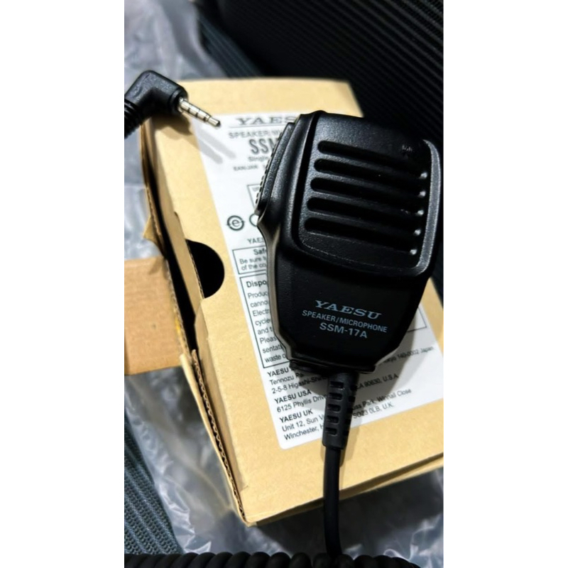 speaker, microphone  YAESU SSM-17A   สำหรับ FT-60R  vx-150  vx-158