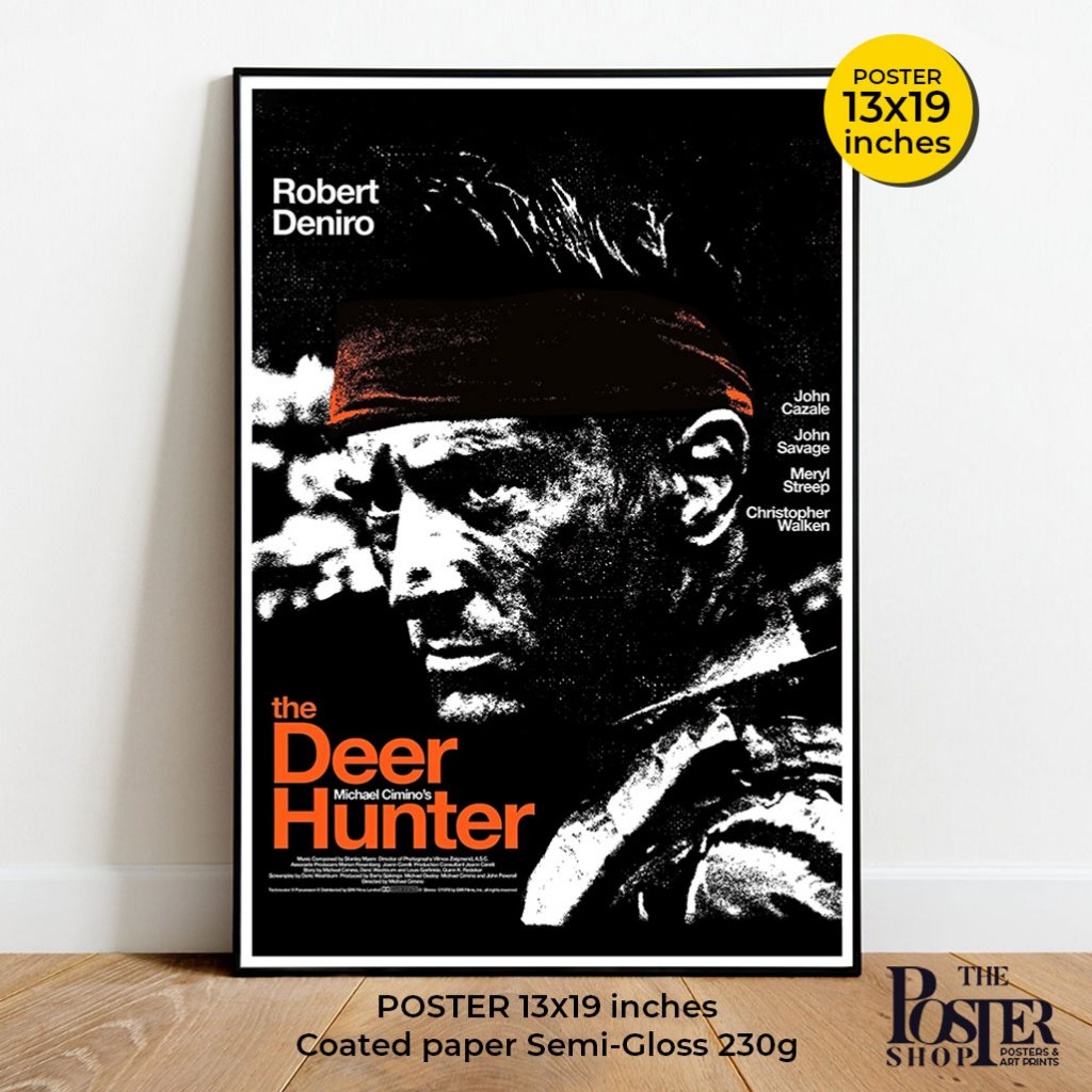 The Deer Hunter Poster (1978) Robert De Niro, Christopher Walken, Meryl Streep ภาพขนาด 33x48 cm