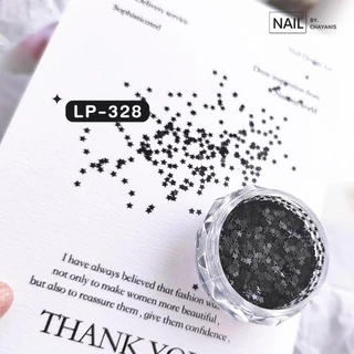 กลิตเตอร์ดาว/หัวใจไซส์ 1 MM ใช้ติดตกแต่งเล็บ