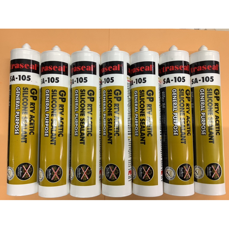 ซิลิโคน เอ็กซ์ตร้าซิลGP สูตรกันเชื้อราSA-105(แพ็ค7หลอด)