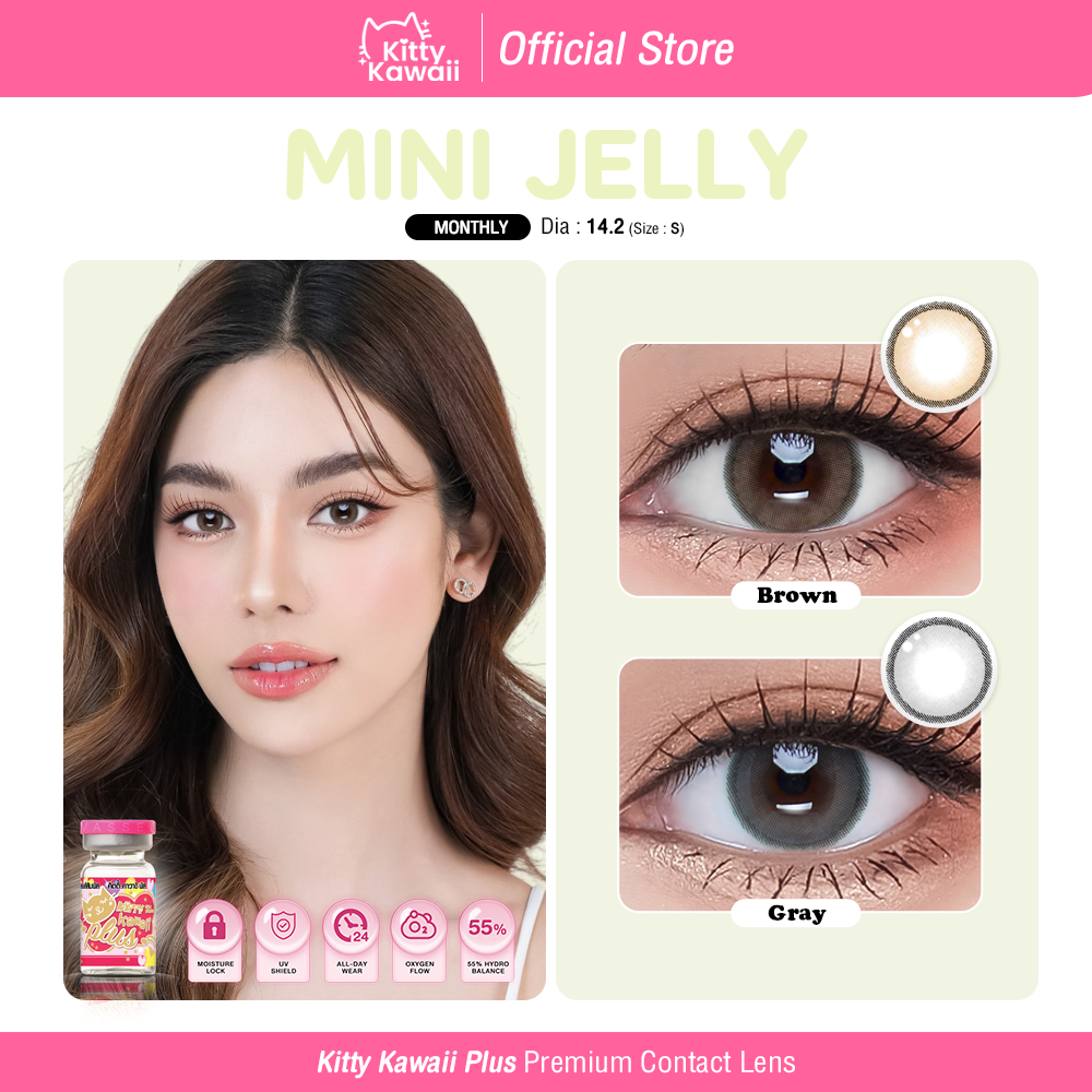 Kitty Kawaii Contact Lens : Mini Jelly - คอนแทคเลนส์รายเดือนคิตตี้ คาวาอิ พัส (VIAL)