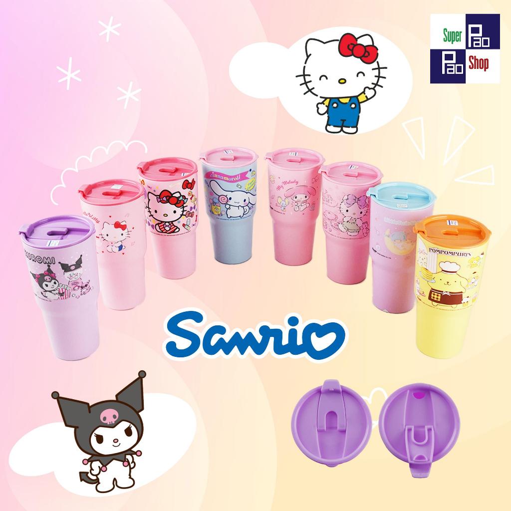 แก้วน้ำลายการ์ตูนลิขสิทธิ์ Sanrio แก้วน้ำ 24oz  แก้วน้ำPP ทรงเยติ แก้วน้ำพกพา แก้วน้ำพลาสติก กระบอกน้ำพกพา ส่งของทุกวัน