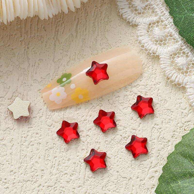 ดาวเพชร สำหรับแต่งเล็บขนาด4มิลและ6มิล 10 ชิ้นต่อแพค - รูปที่ 5