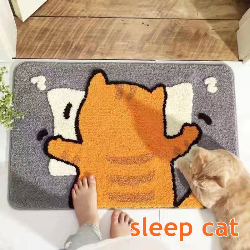 Yihan พรมเช็ดเท้า ขนนุ่ม มียางกันลื่น 1699