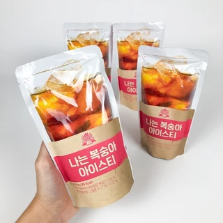 น้ำถุงเกาหลี ICE TEA สำเร็จรูปเครื่องดื่ม น้ำผลไม้เกาหลี Korean Drink รส Peach Blueberry 아이스
