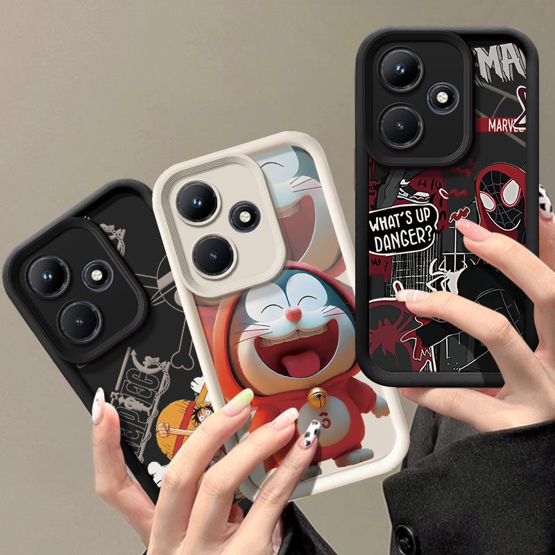 ใช้กับ Xiaomi 14 Case,ใหม่ผู้หญิง Hongmi K60 การ์ตูนอะนิเมะกรณีโทรศัพท์,note13,K50 Case