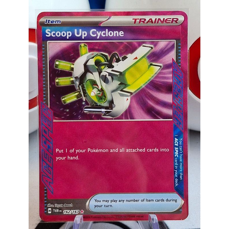 Scoop Up Cyclone - 162/167 - Pokemon Twilight Masquerade ACE Spec Card