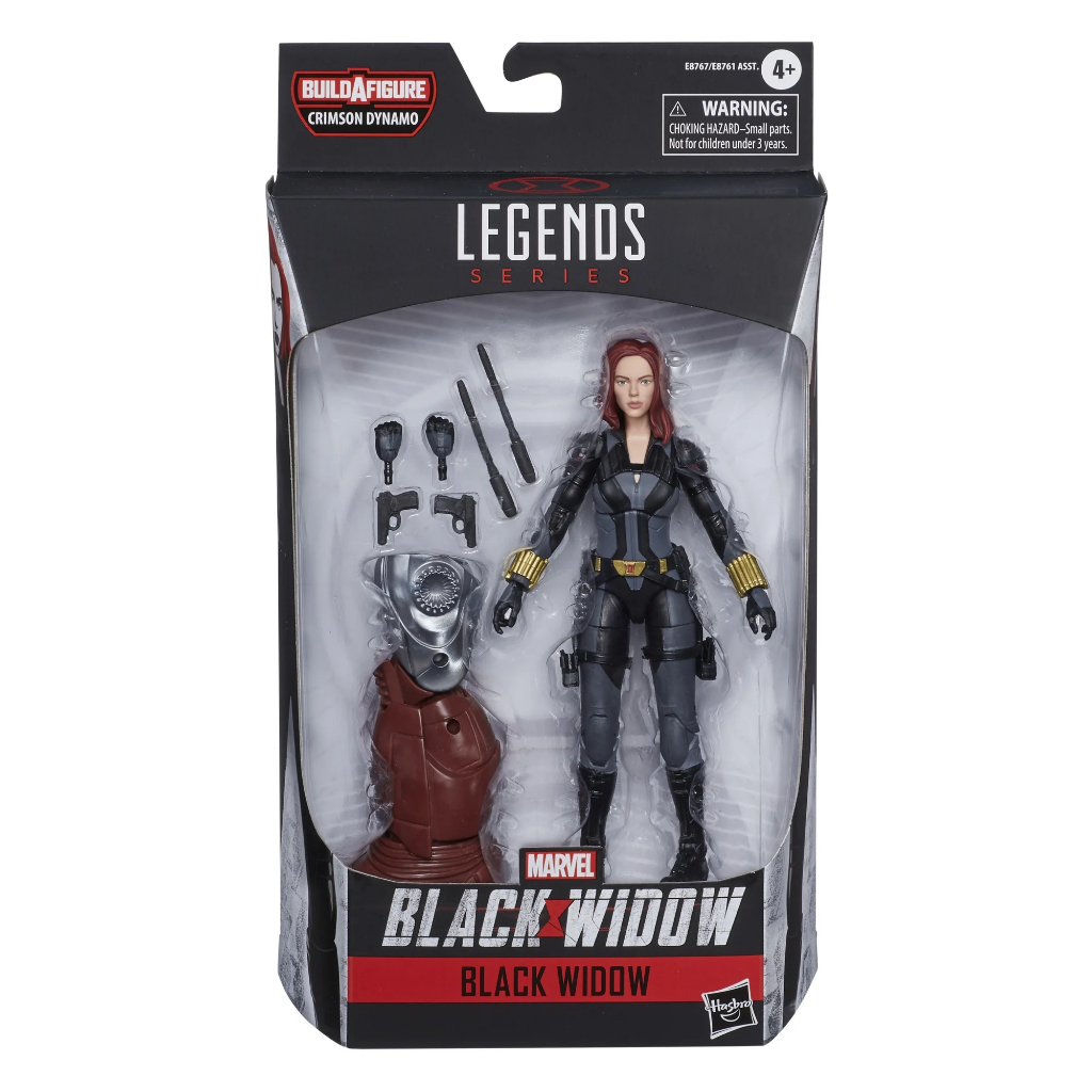 Black Widow (Natasha Romanoff) - Crimson Dynamo BAF Marvel Legends (Hasbro)
