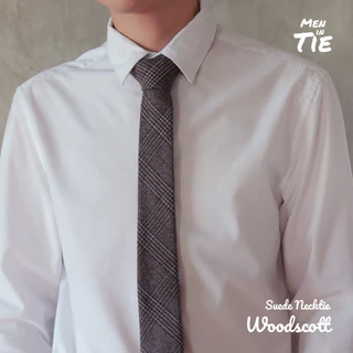 MEN IN TIE เนคไทแบบผูกเองหลากสี สไตล์มินิมอล ผ้าแมตต์ รุ่น Suade กว้าง 7cm