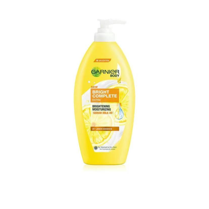 Garnier Body Lotion โลชันบำรุงผิว การ์นิเย่ ไบร์ทคอมพลีทเอ็กซ์ตร้า / ซากุระ บอดี โลชัน 400ml.