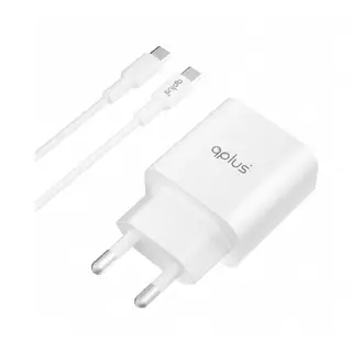อะแดปเตอร์ QPLUS Wall Charger 1 USB-C 20W พร้อมสายชาร์จ USB-C to USB-C 1 เมตร by Banana IT