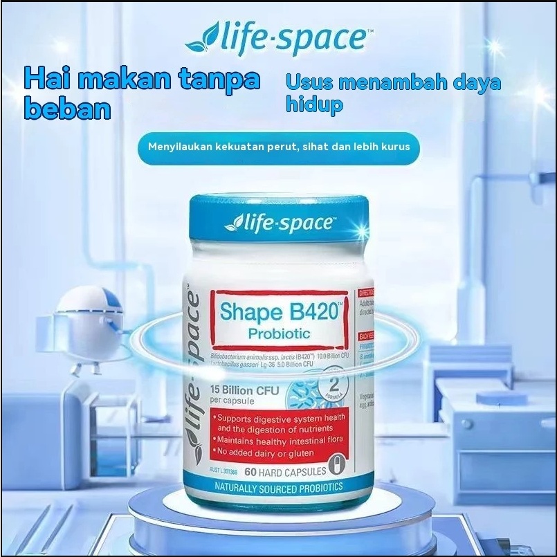 Life Space Shape B420™ Probiotic ไลฟ์สเปซ โปรไบโอติก อาหารเสริมช่วยในเรื่องย่อยอาหารและมีส่วนช่วยลดไขมัน
