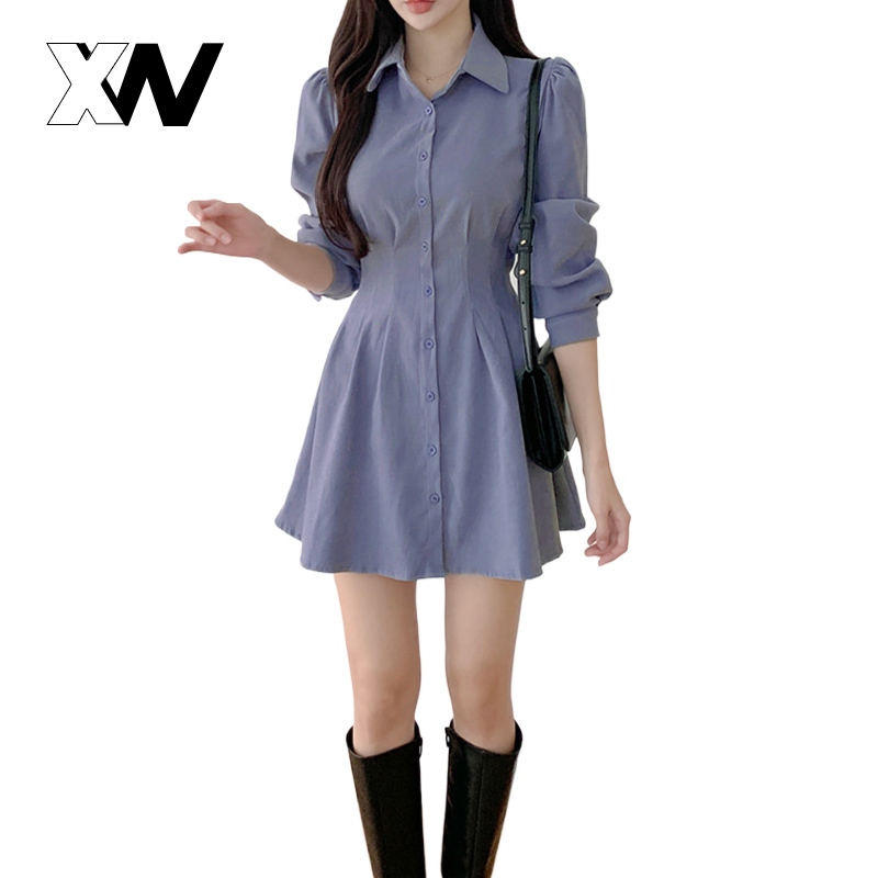 XWbrand พร้องส่งทั่วไทย มินิเดรสแฟชั่นสำหรับผู้หญิง ดีเทลรุ่นนี้สวยมาก งานอกงานเอวคือเข้ารูปสวยสุดๆ โทนสีน่ารักมาก