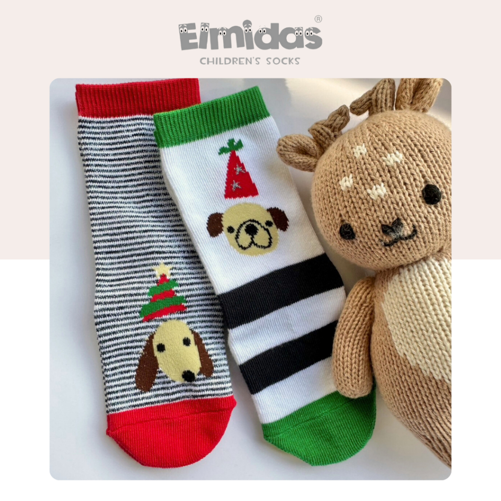 ถุงเท้าเด็ก Elmidas รุ่น Party (เซ็ท 2 คู่)