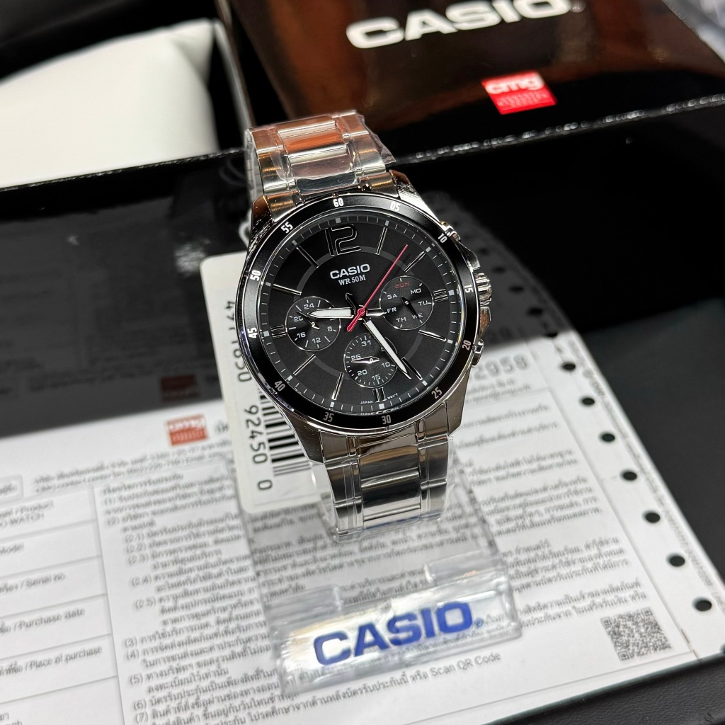 นาฬิกา CASIO  รุ่น MTP-1374D / ของแท้ รับประกัน 1 ปี