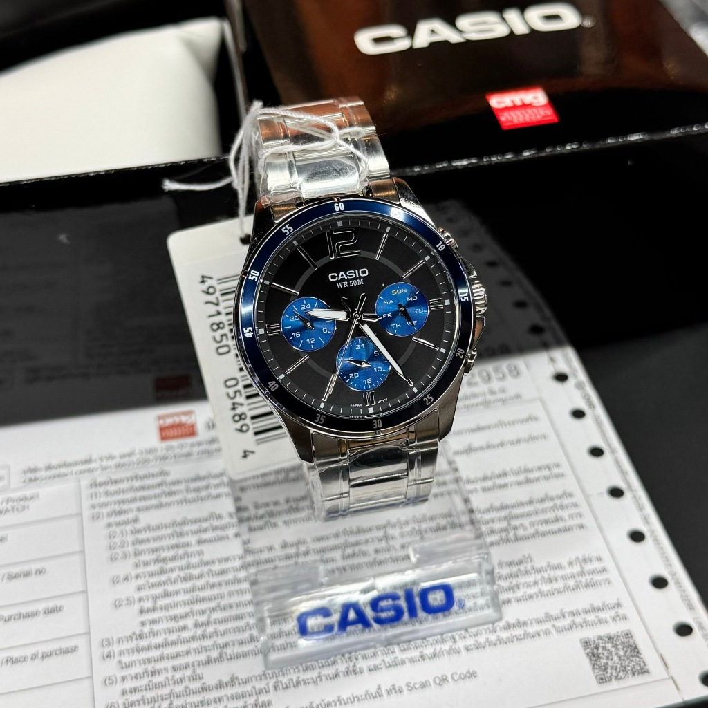 นาฬิกา CASIO  รุ่น MTP-1374D / ของแท้ รับประกัน 1 ปี