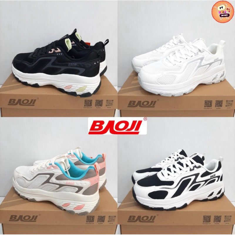 รองเท้าผ้าใบบาโอจิ BAOJI เเท้100% BJW 1104 รองเท้าผ้าใบผู้หญิง ไซส์ 37-41