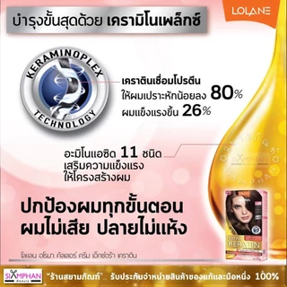 โลแลน อโรมา เอ็กซ์ตร้า เคราติน ครีมเปลี่ยนสีผม | Lolane Aroma Color Cream Extra Keratin