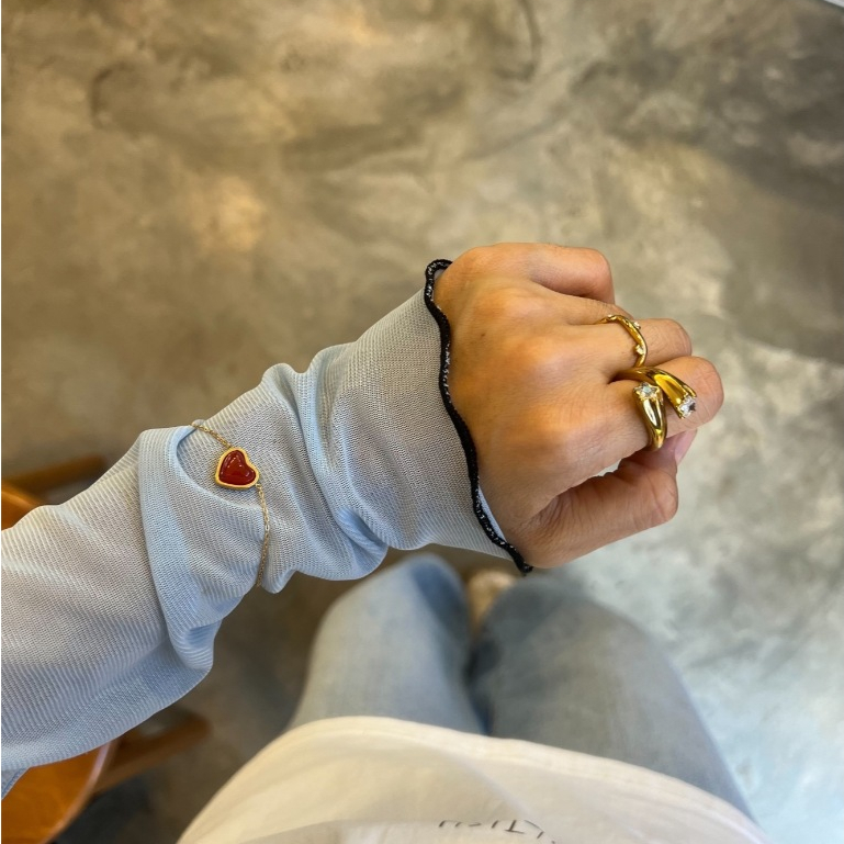 gemin. | #gmnheartbeat earrings / #gmnnlheartbeat necklace / #gmnbclheartbeat bracelet - รูปที่ 3