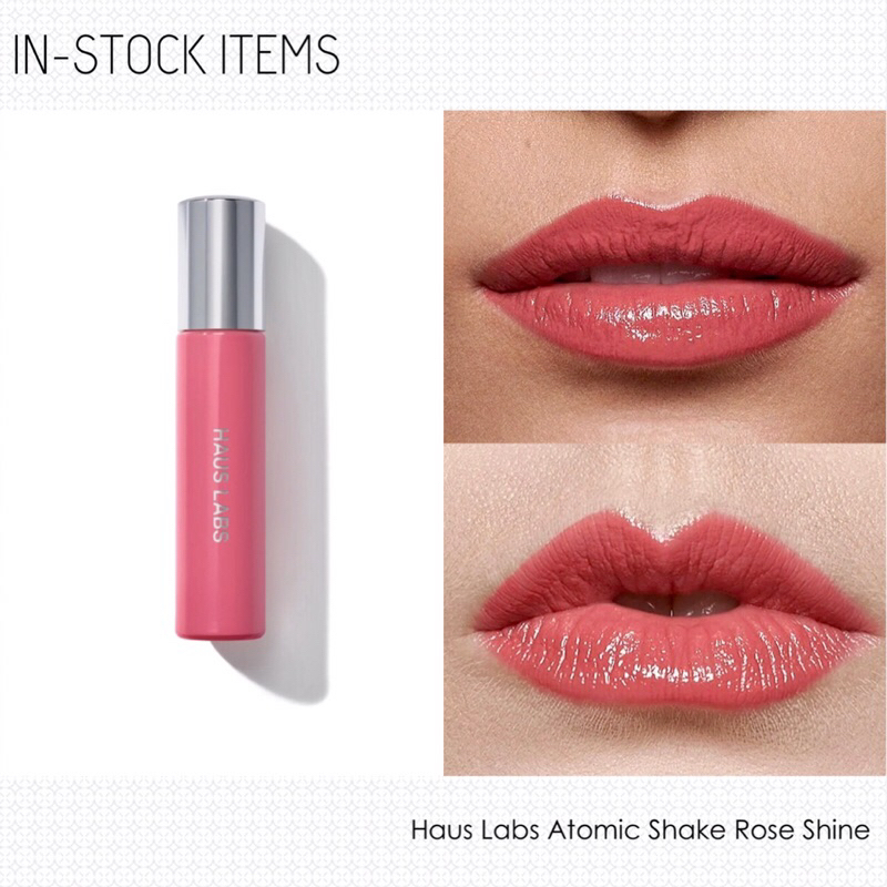 มีของพร้อมส่งค่ะ ~ Haus Labs : Atomic Shake - Rose Shine