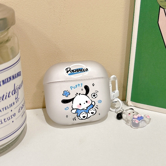 จัดส่งจากกรุงเทพ AirPods 4 Pro2 Pro 3 2 1 Pochacco sanrio cute dog Case กรณีปลอกสําหรับ AirPods gen3 TPU Matte