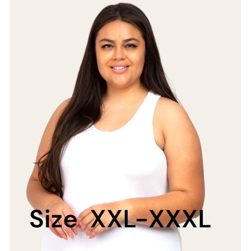 เสื้อกล้ามบิ๊กไซ XXL-XXXL   สาวอ้วนพิเศษ ใส่สบายคลายร้อน เสื้อผ้านุ่มนิ่ม รอบอก 45-52 นิ้วค่ะ