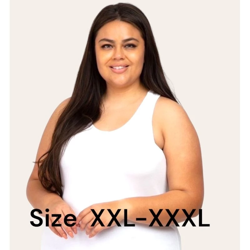 เสื้อกล้ามบิ๊กไซ XXL-XXXL สาวอ้วนพิเศษ ใส่สบายคลายร้อน เสื้อผ้านุ่มนิ่ม รอบอก 45-52 นิ้วค่ะ