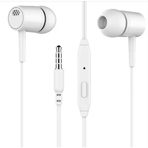 หูฟังแบบมีสาย HP Wired Earphones รุ่น DHE-7000 และ รุ่น BLL6030 - ขาว หูฟัง ไมโครโฟนในตัว เบสหนัก แจ็ค AUX 3.5 มม.