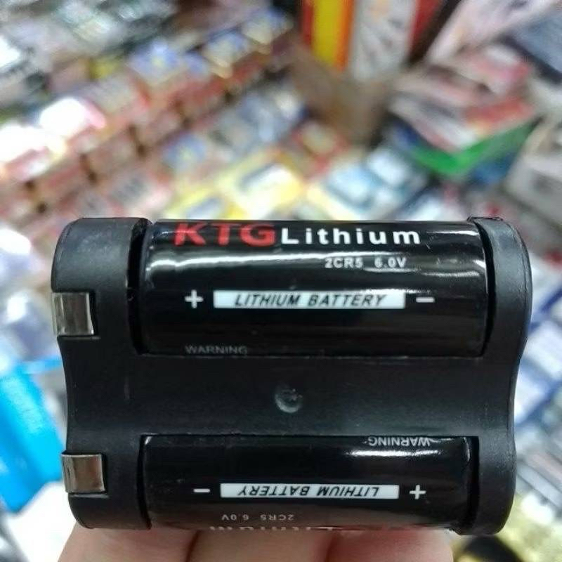 ถ่าน 2CR5 KTG Lithium 6V จำนวน1ก้อน ของใหม่ ของแท้