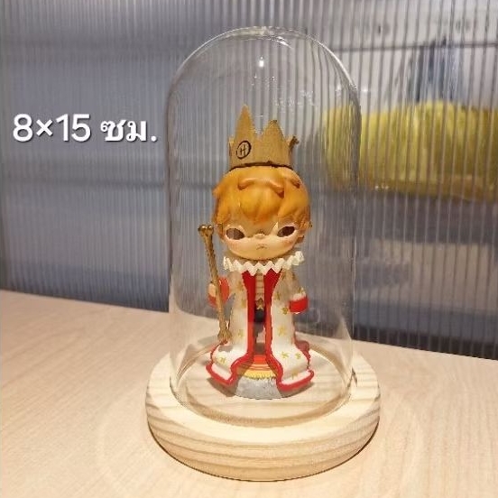 โดมแก้วฐานไม้ ไม่มีไฟ Glass Dome🥀 [พร้อมส่งในไทย]
