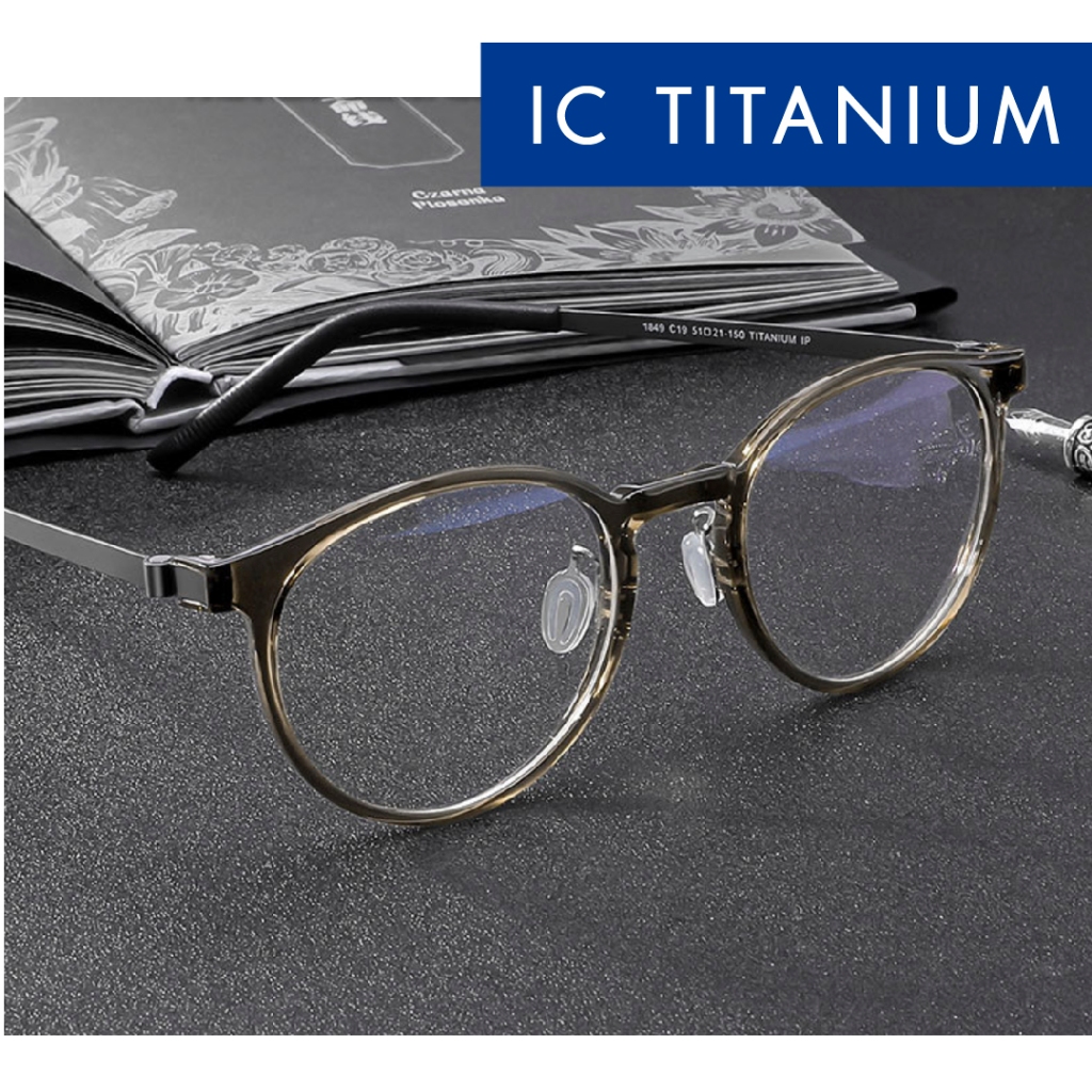 EYESPACE กรอบแว่น IC Titanium Frame ยืดหยุ่น  IC09