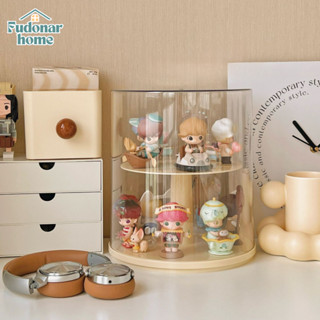 Fudonar ชั้นวางโมเดล ทรงกลม กล่องฟิกเกอร์ ตู้โชว์โมเดล ตู้โช…