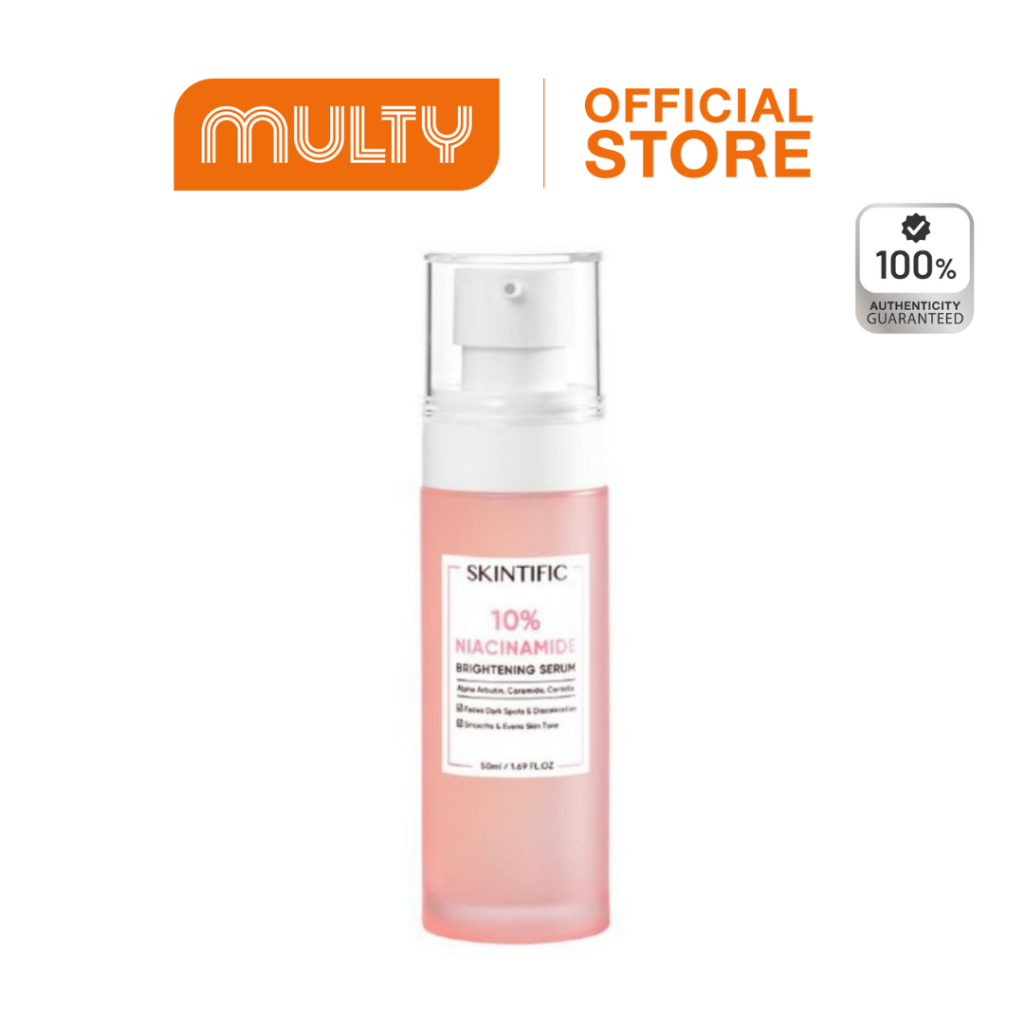 SKINTIFIC 10% Niacinamide Brightening Serum 50ml. เซรั่ม บำรุงผิวหน้า เพื่อผิวใส