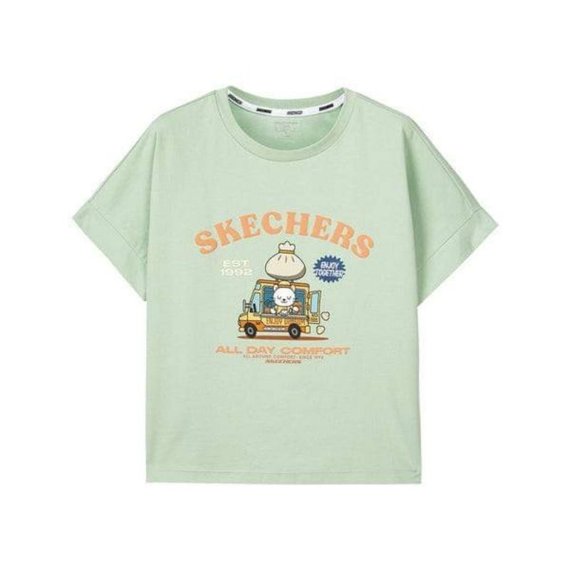 🏷Skechers สเก็ตเชอร์เสื้อยืดเด็กผู้ชายหรือเด็กผู้หญิง▪︎