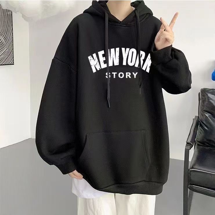 พร้อมส่งในไทย เสื้อแขนยาวผู้ชาย เสื้อแขนยาวมีฮู้ด ผ้าหนาดีใส่สบายใส่ได้ทั้งขายและหญิง