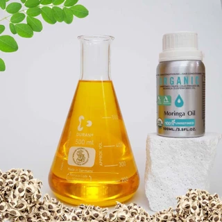 น้ำมันมะรุม โมรินก้าออยล์ ออร์แกนิค บริสุทธิ์ สกัดเย็น 30-100กรัมOrganic 100% Pure Natural-Cold Pressed-Cold Pressed CO2