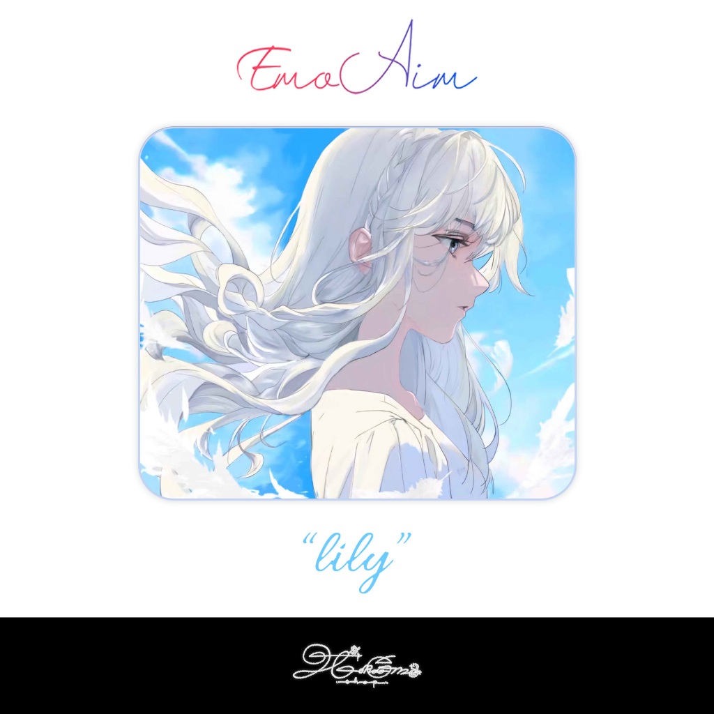 แผ่นรองเมาส์ Emoaim Lily ( Soft ) (490*420*~3 mm)( ขอบ ~2.5 mm)[พร้อมส่ง]