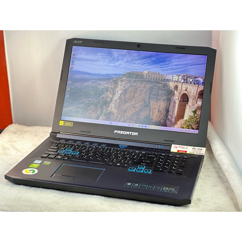 Acer Predator จอ 17.3" Core i7-8750H GTX 1070 (แรงกว่า RTX 3050Ti) จอ 144 Hz Helios 500 PH517-51-79F